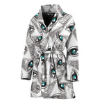 Illuminati Pattern Print Women's Bathrobe