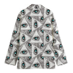 Illuminati Pattern Print Women's Blazer