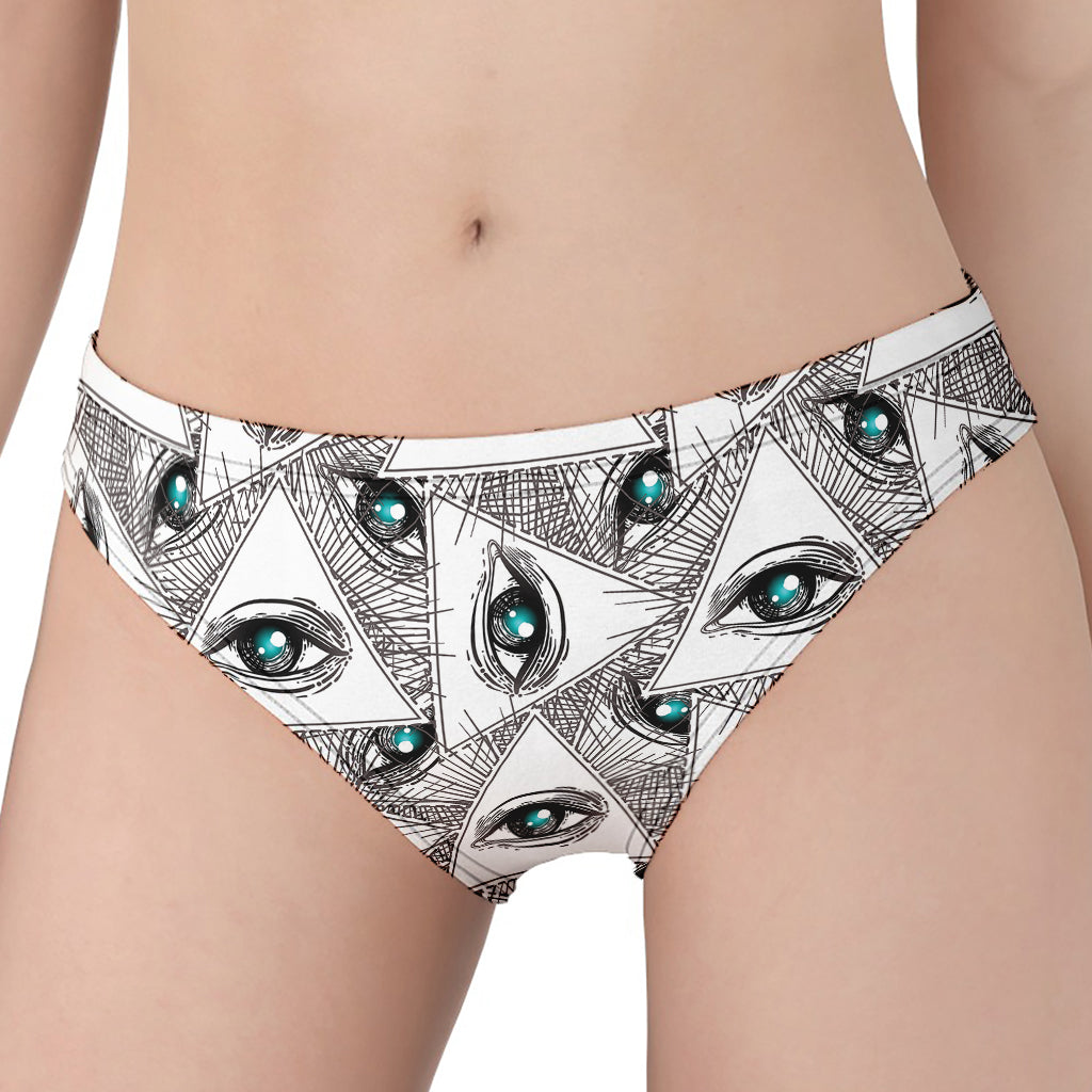 Illuminati Pattern Print Women's Panties