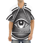 Illuminati Symbol Print Aloha Shirt