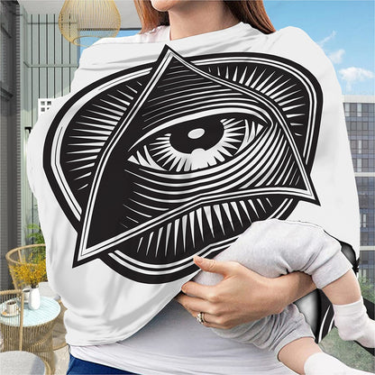 Illuminati Symbol Print Baby Seat Cover