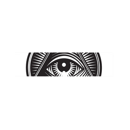 Illuminati Symbol Print Bed Runner