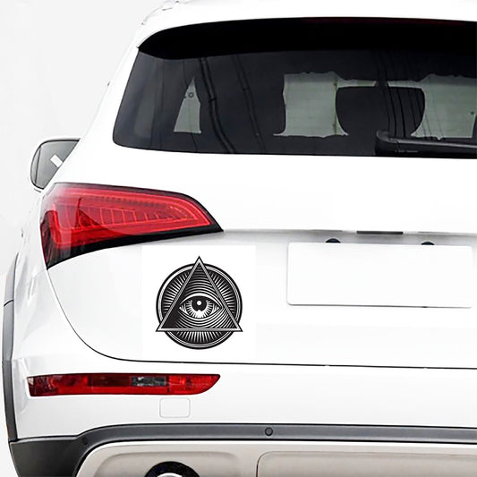 Illuminati Symbol Print Car Sticker