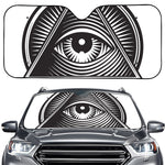 Illuminati Symbol Print Car Windshield Sun Shade