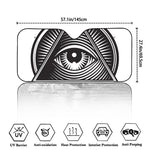 Illuminati Symbol Print Car Windshield Sun Shade