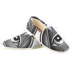 Illuminati Symbol Print Casual Shoes