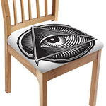 Illuminati Symbol Print Chair Cushion Cover