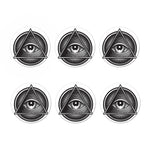 Illuminati Symbol Print Coaster Set