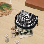 Illuminati Symbol Print Coin Purse