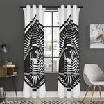 Illuminati Symbol Print Curtain