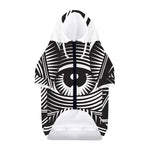 Illuminati Symbol Print Dog Zip Up Hoodie