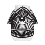 Illuminati Symbol Print Dog Zip Up Hoodie