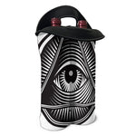 Illuminati Symbol Print Double Neoprene Wine Tote