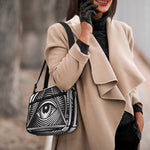 Illuminati Symbol Print Double Strap Bible Bag