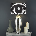 Illuminati Symbol Print Drum Lamp Shade