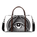 Illuminati Symbol Print Duffel Bag
