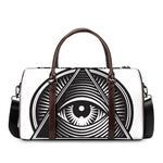 Illuminati Symbol Print Duffle Bag