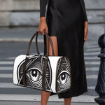 Illuminati Symbol Print Duffle Bag