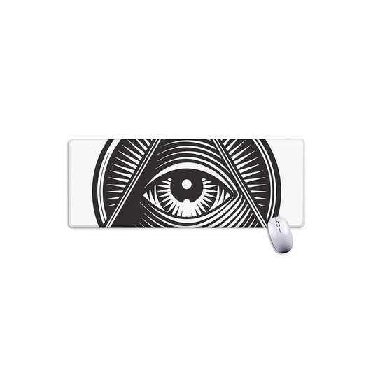 Illuminati Symbol Print Extended Mouse Pad