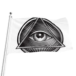 Illuminati Symbol Print Flag