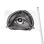 Illuminati Symbol Print Flag