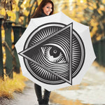 Illuminati Symbol Print Foldable Umbrella
