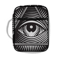 Illuminati Symbol Print Front Pocket Bible Bag