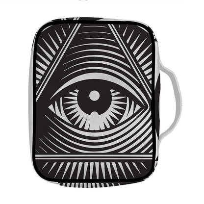 Illuminati Symbol Print Front Pocket Bible Bag