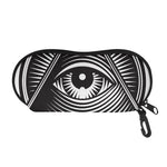 Illuminati Symbol Print Glasses Case