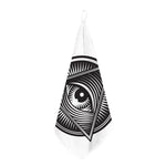 Illuminati Symbol Print Hand Towel
