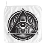 Illuminati Symbol Print Hand Towel