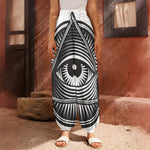 Illuminati Symbol Print Harem Pants