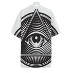 Illuminati Symbol Print Hawaiian Shirt