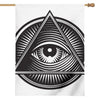 Illuminati Symbol Print House Flag