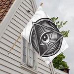 Illuminati Symbol Print House Flag