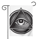 Illuminati Symbol Print House Flag