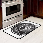 Illuminati Symbol Print Kitchen Mat