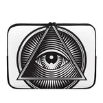 Illuminati Symbol Print Laptop Sleeve