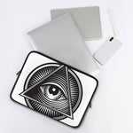 Illuminati Symbol Print Laptop Sleeve