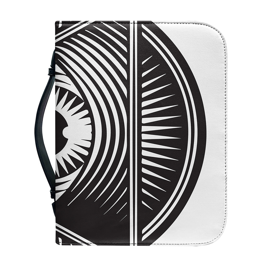 Illuminati Symbol Print Leather Bible Cover