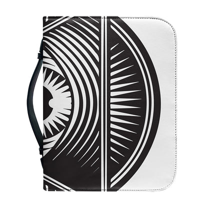 Illuminati Symbol Print Leather Bible Cover