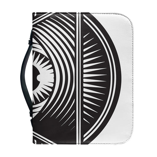 Illuminati Symbol Print Leather Bible Cover