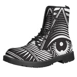 Illuminati Symbol Print Backpack