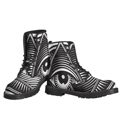 Illuminati Symbol Print Backpack