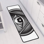 Illuminati Symbol Print Long Kitchen Mat