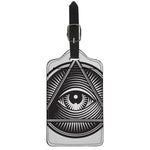 Illuminati Symbol Print Luggage Tag