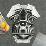 Illuminati Symbol Print Men's Bodysuit