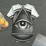 Illuminati Symbol Print Men's Bodysuit