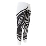 Illuminati Symbol Print Men's Compression Pants