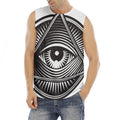 Illuminati Symbol Print Men's Fitness Tank Top